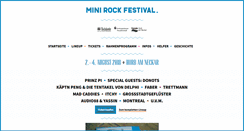 Desktop Screenshot of mini-rock-festival.de
