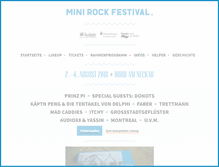 Tablet Screenshot of mini-rock-festival.de